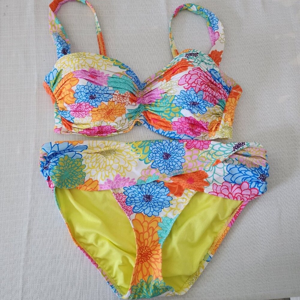 Floral Multicolor Women's Bikini Set